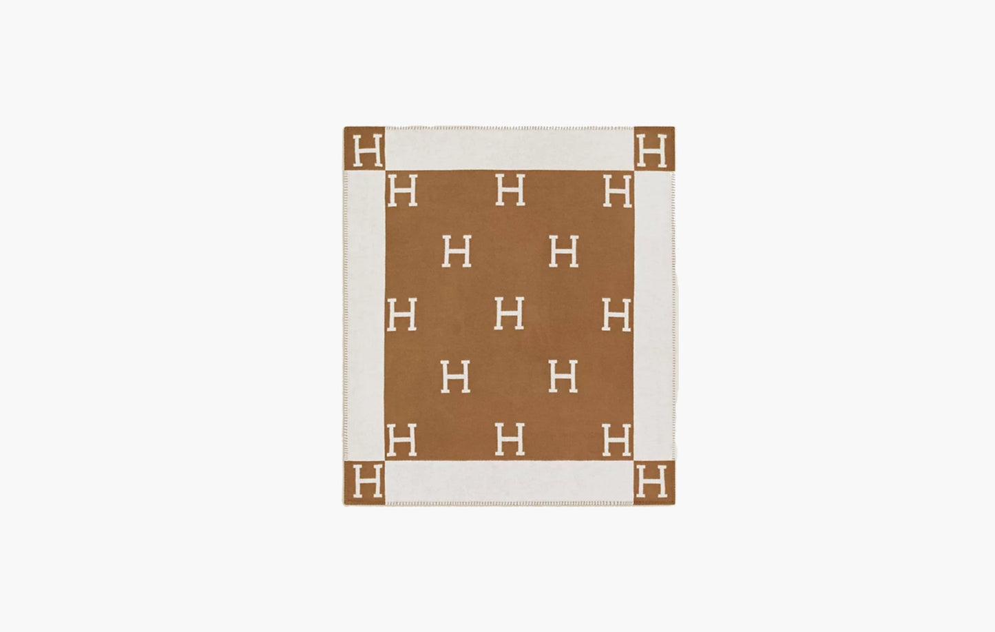 Avalon Throw Blanket "Ecru/Camel"