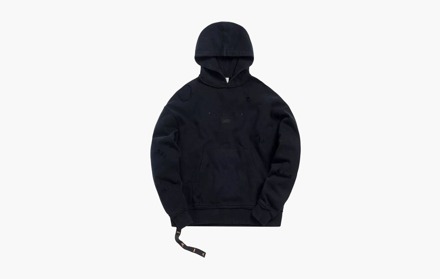 Kith x mastermind WORLD Knit Hoodie Black | The Sortage