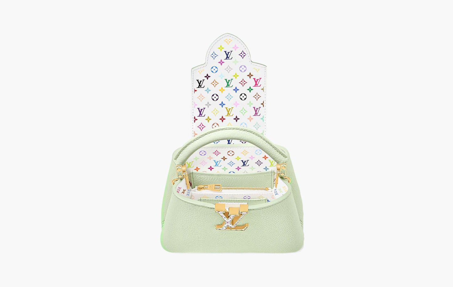 Louis Vuitton x Takashi Murakami Capucines Mini Green Multicolor | The Sortage