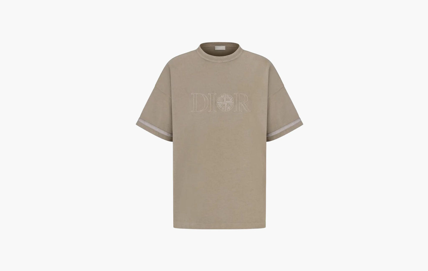 Stone Island x Dior Oversized Fit T-Shirt Brown | The Sortage
