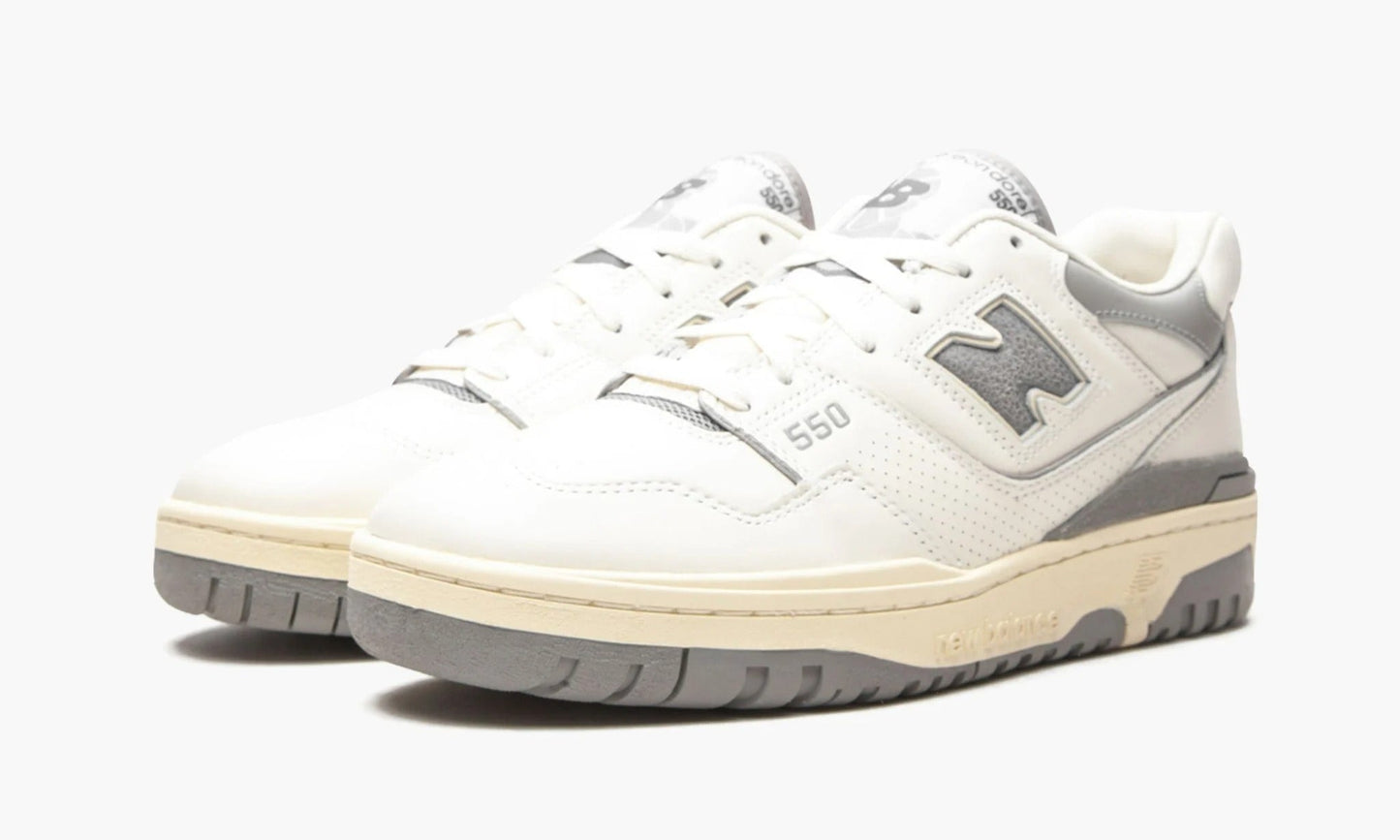 550 Aime Leon Dore White Grey - BB550ALE | The Sortage