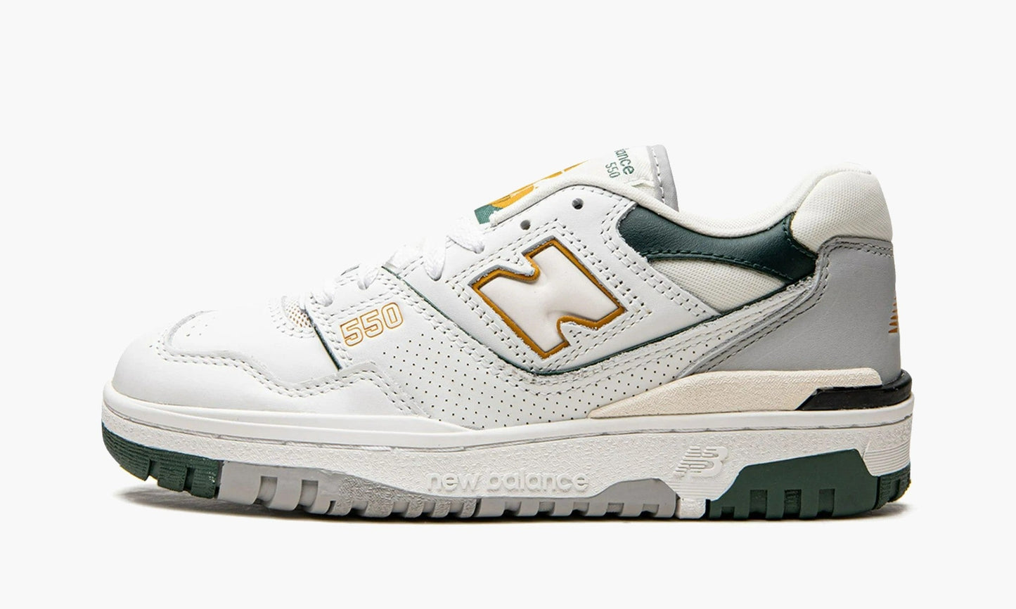 New Balance 550 White Nightwatch Green - BB550PWC | The Sortage