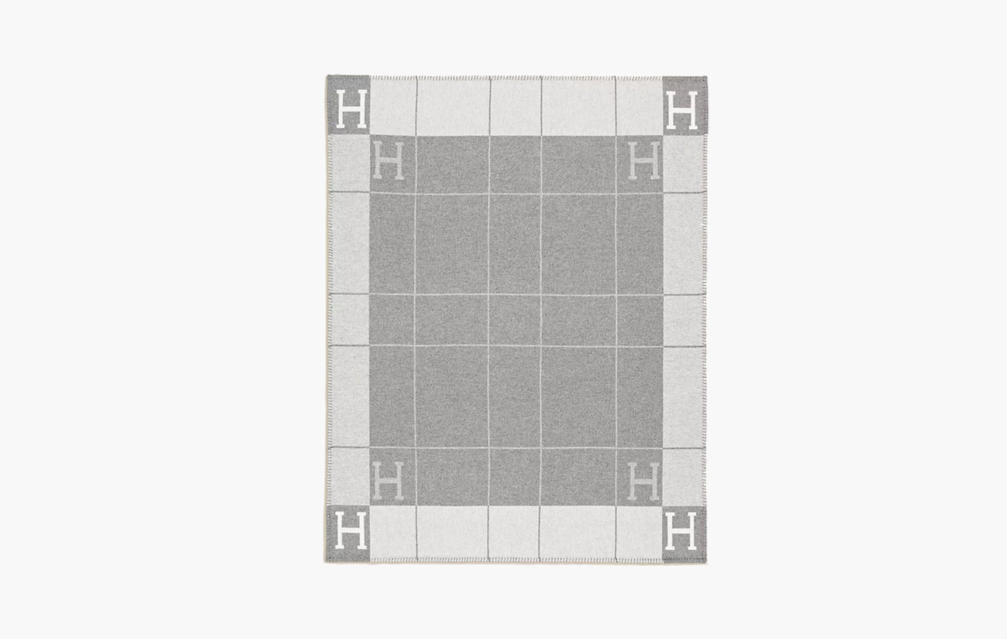 Avalon III Throw Blanket "Ecru/Gris Clair"