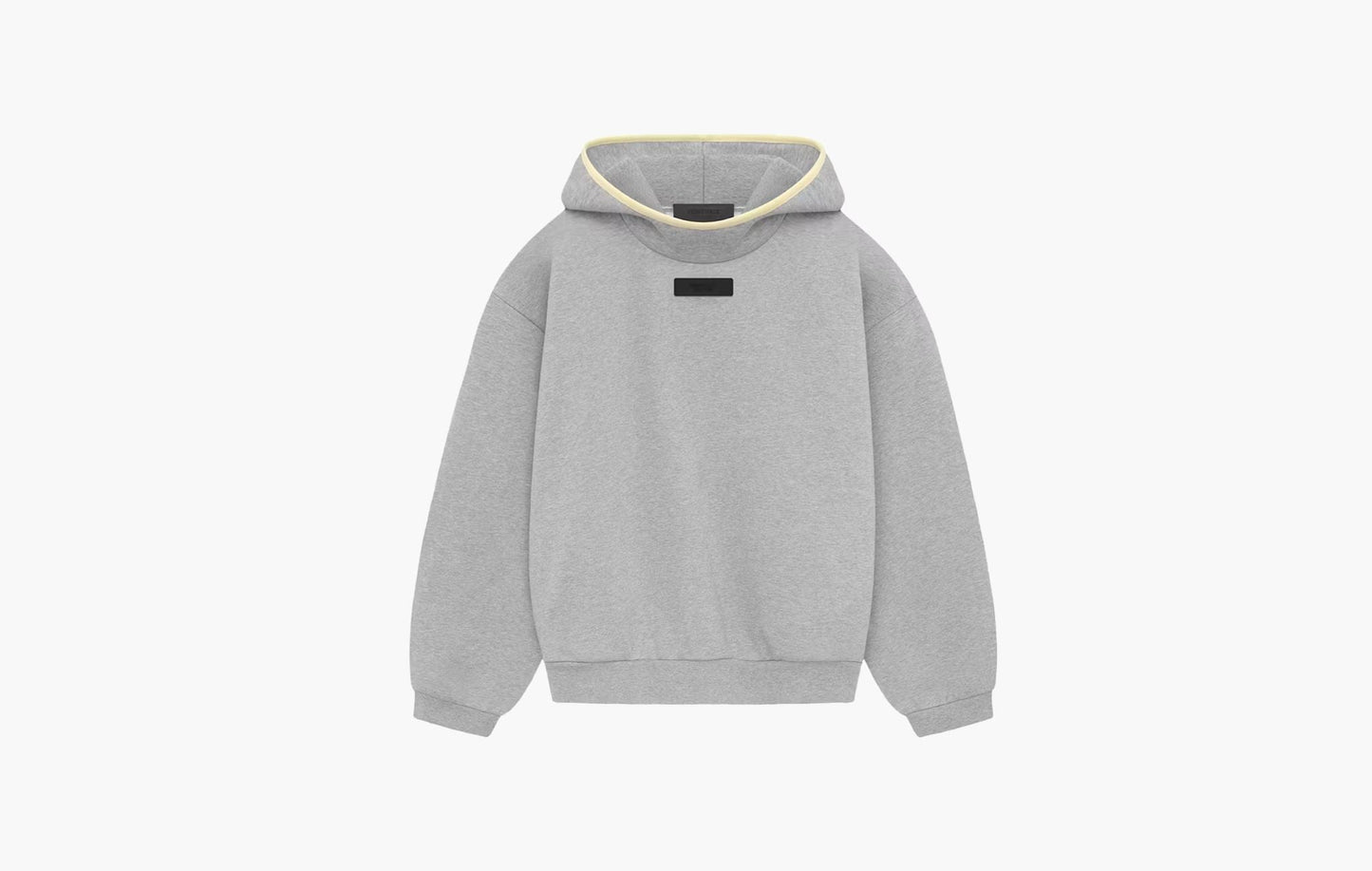 Fear Of God Essentials Hoodie Light Heather Grey/Garden Yellow | The Sortage