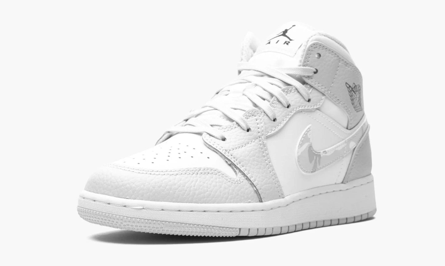 Air Jordan 1 Mid SE GS Grey Camo - DD3235 100 | The Sortage