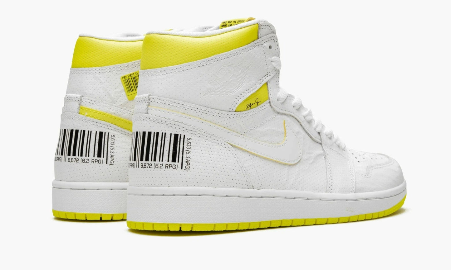 Air Jordan 1 High First Class Flight White - 555088 170