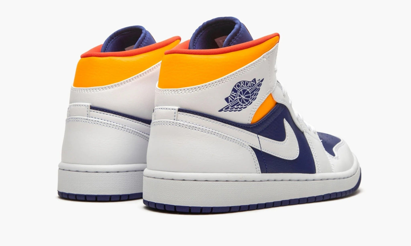 Air Jordan 1 Mid Royal Blue Laser Orange - 554724 131 | The Sortage