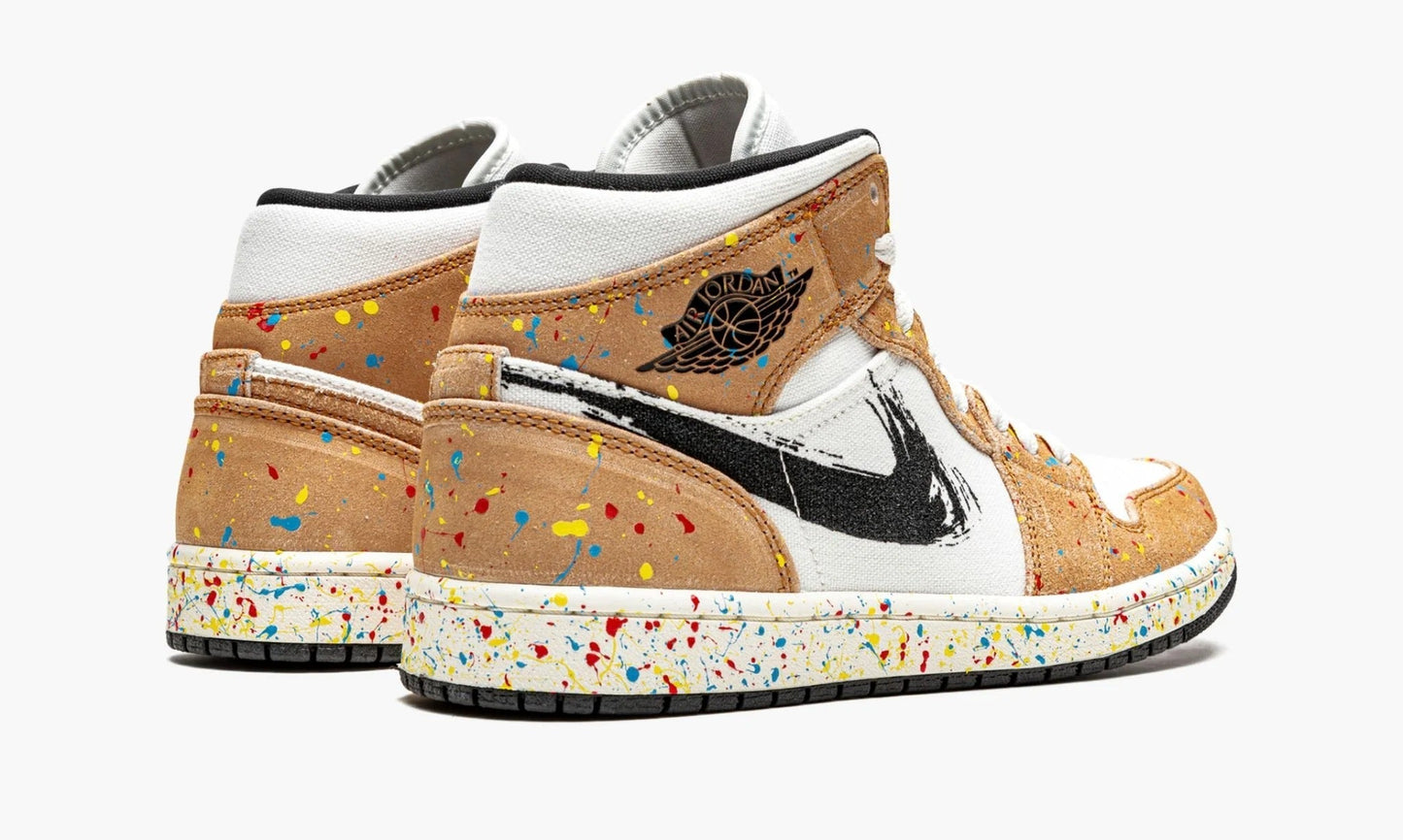 Air Jordan 1 Mid SE Brushstroke - DA8005 100 | The Sortage