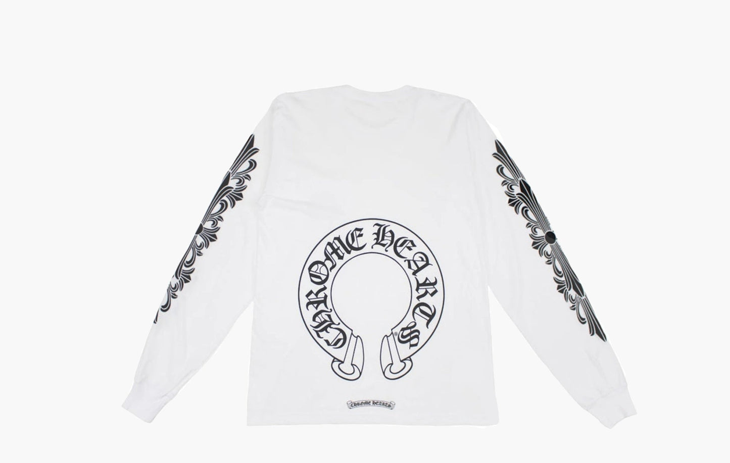 Chrome Hearts Floral Horseshoe L/S T-shirt White | The Sortage