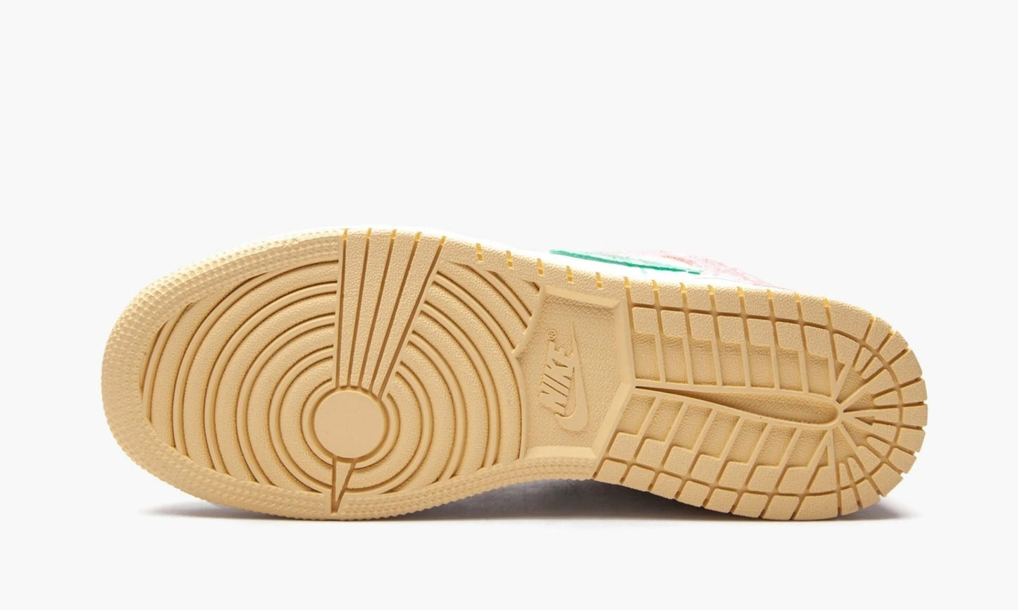 Air Jordan 1 Mid GS Paint Drip - DD1666 100 | The Sortage
