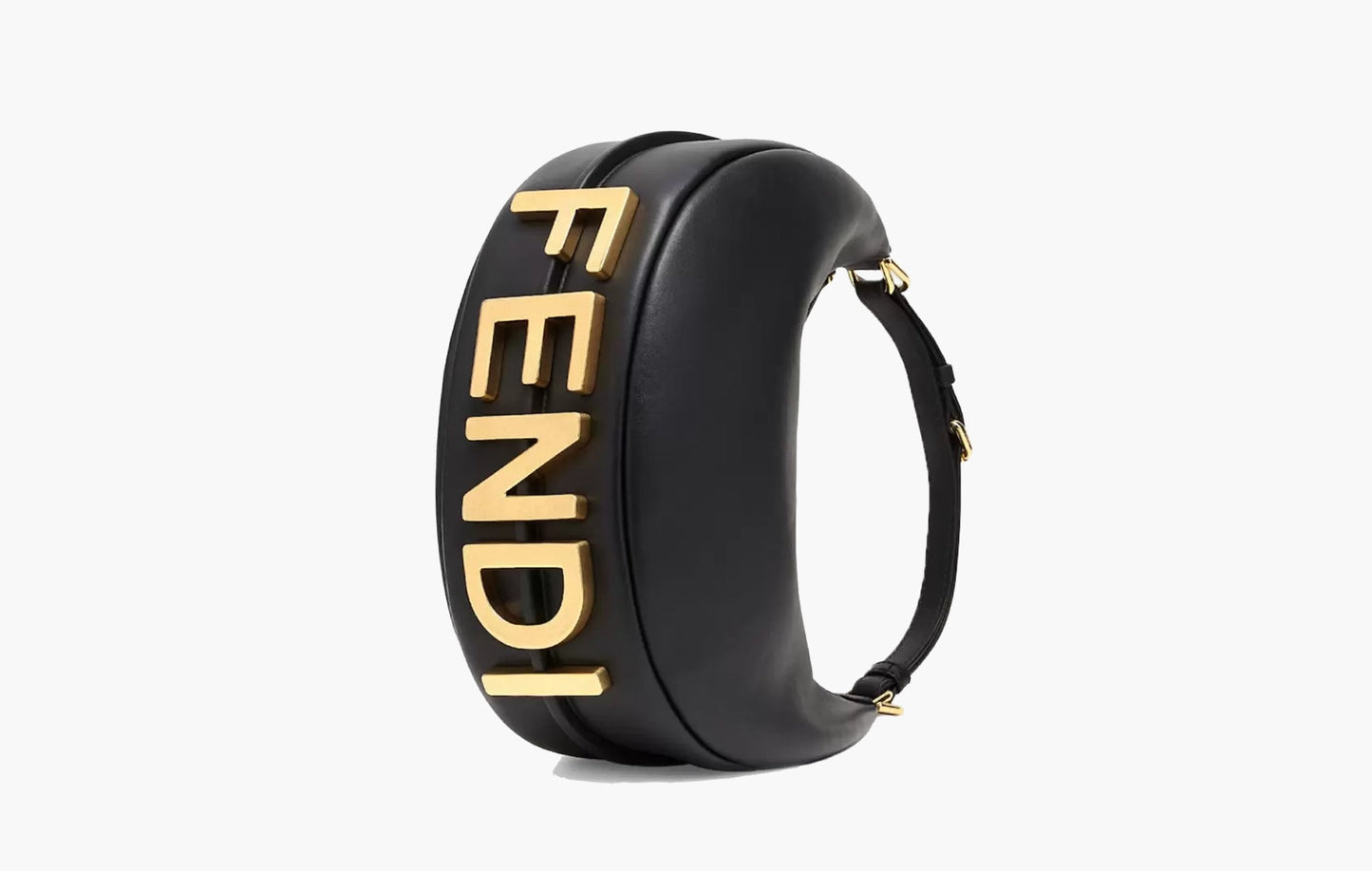 Fendi Fendigraphy Small Leather Bag Black | The Sortage