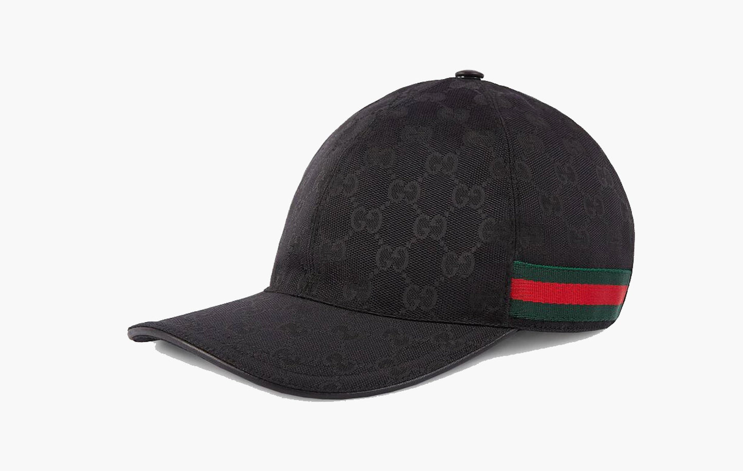 Gucci Original GG Canvas Baseball Hat with Web Black | Sortage