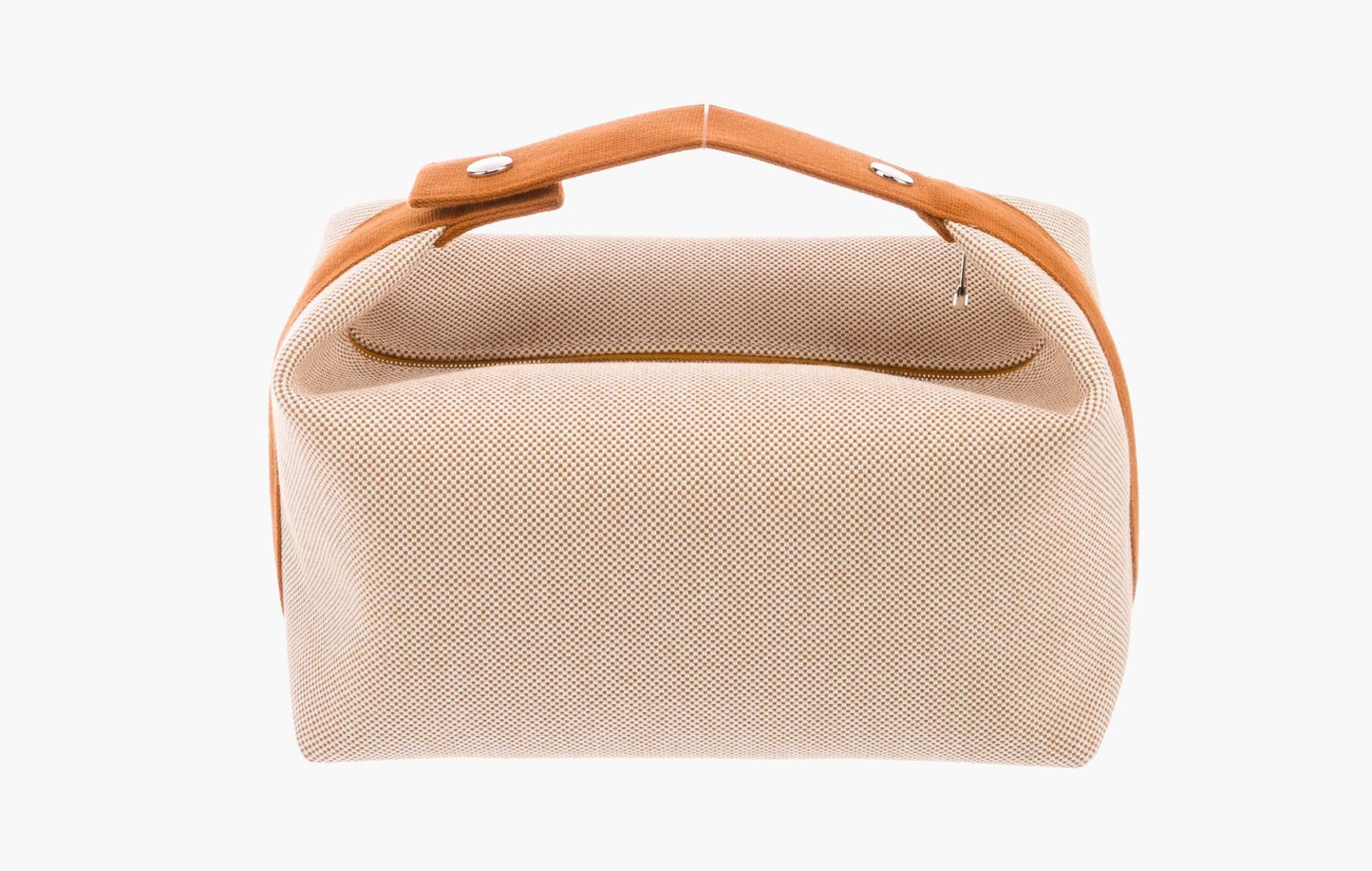 Hermes Toile Bride-A-Brac Cabriole Case Brown & Beige | The Sortage