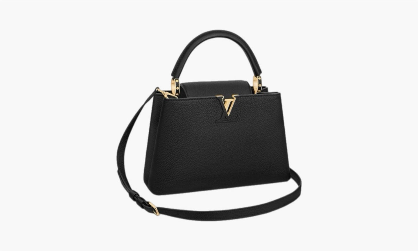 Louis Vuitton Capucines MM Taurillion Leather Black | The Sortage