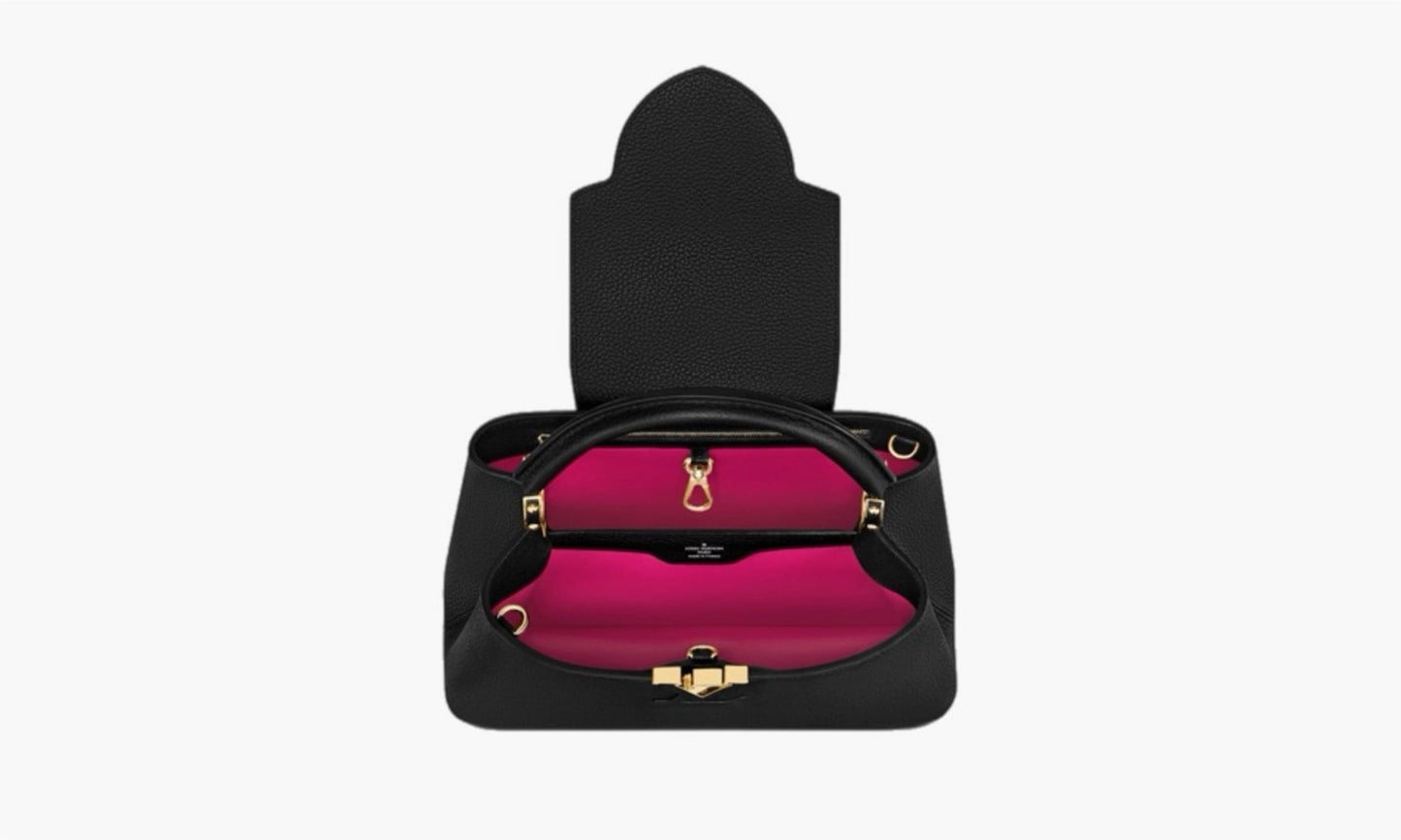 Louis Vuitton Capucines MM Taurillion Leather Black | The Sortage