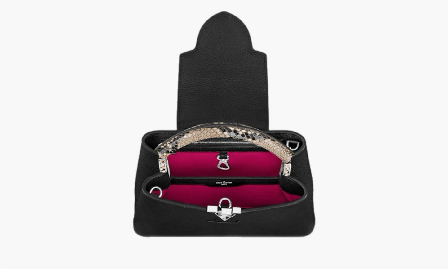 Louis Vuitton Capucines BB Taurillion Leather Noir | The Sortage