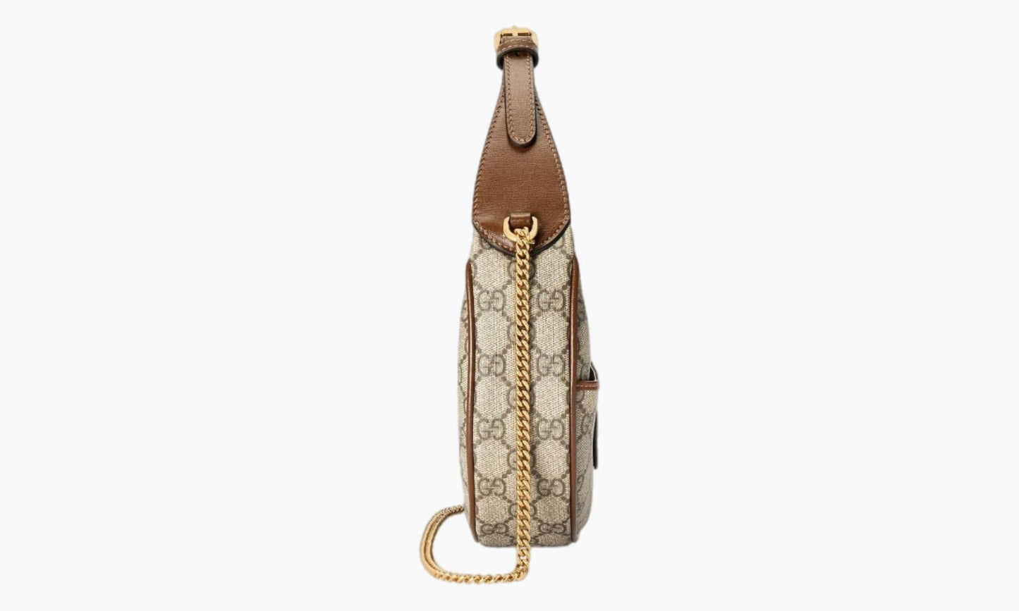 Gucci Half-Moon Shaped Bag Mini GG Supreme Beige/Ebony | The Sortage