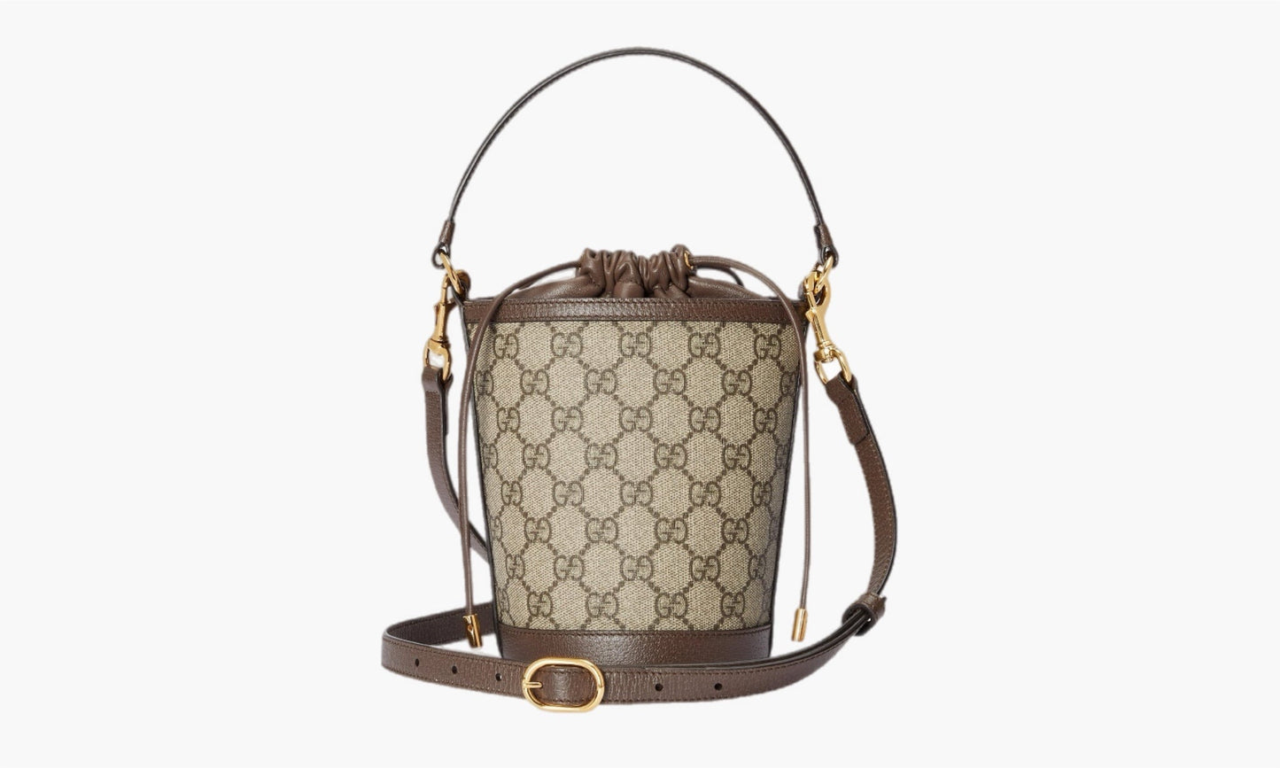 Gucci Ophidia Bucket Mini Bag Supreme Beige/Ebony | The Sortage