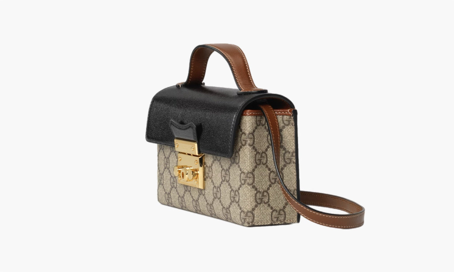Gucci Padlock GG MINI Bag Beige/Ebony | The Sortage
