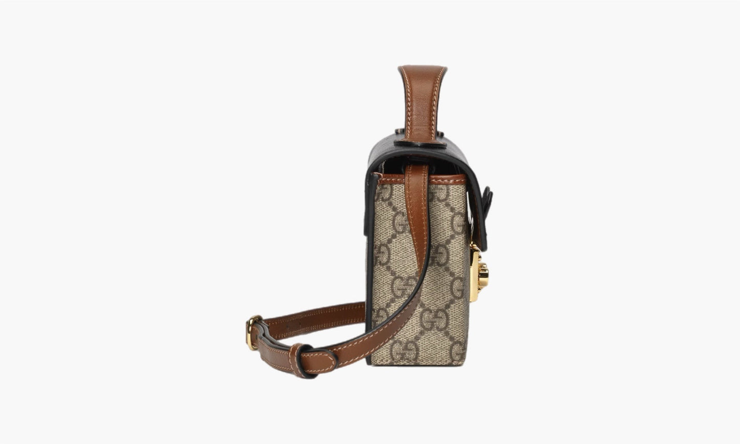 Gucci Padlock GG MINI Bag Beige/Ebony | The Sortage