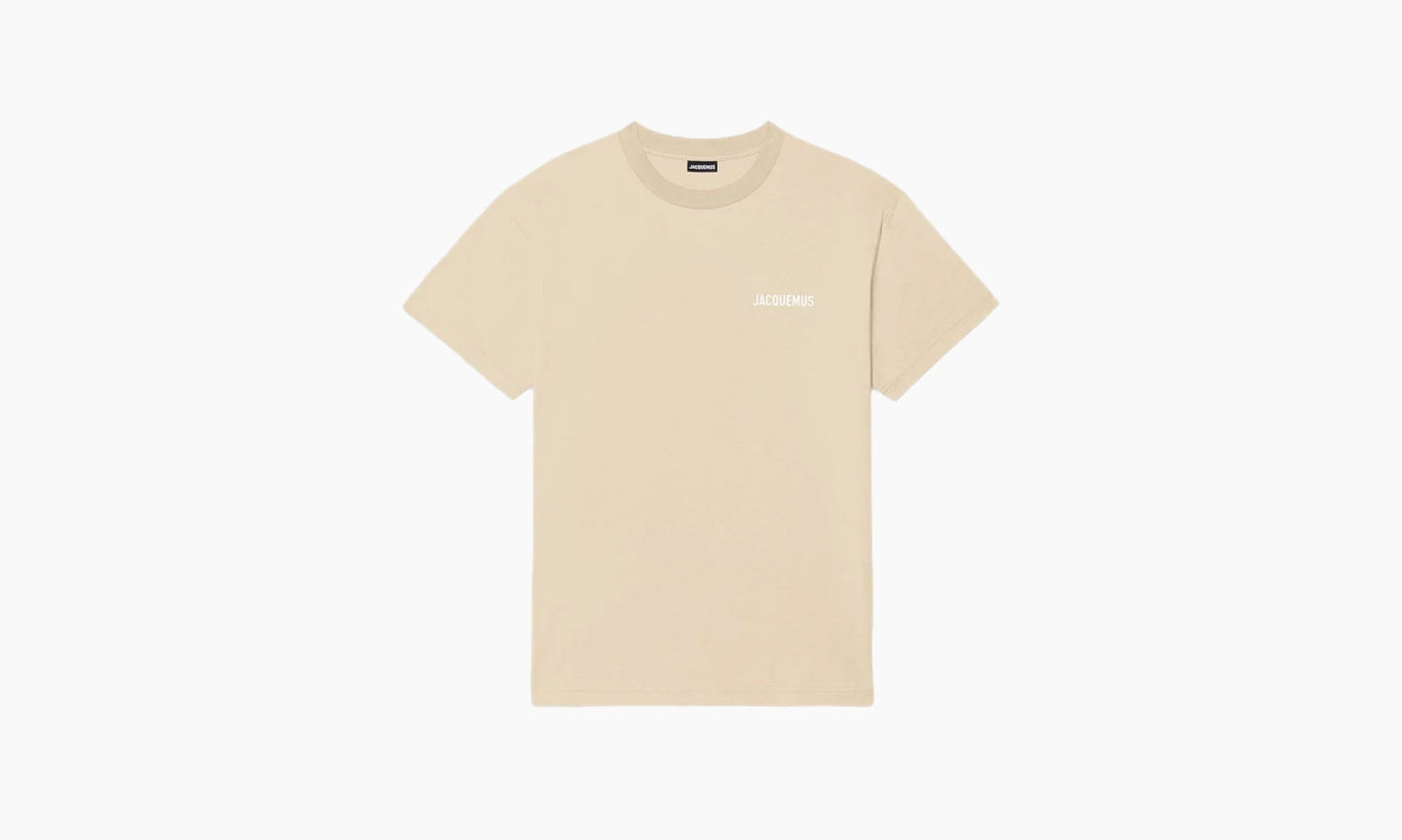 Jacquemus Le T-shirt Logo T-shirt Beige | The Sortage