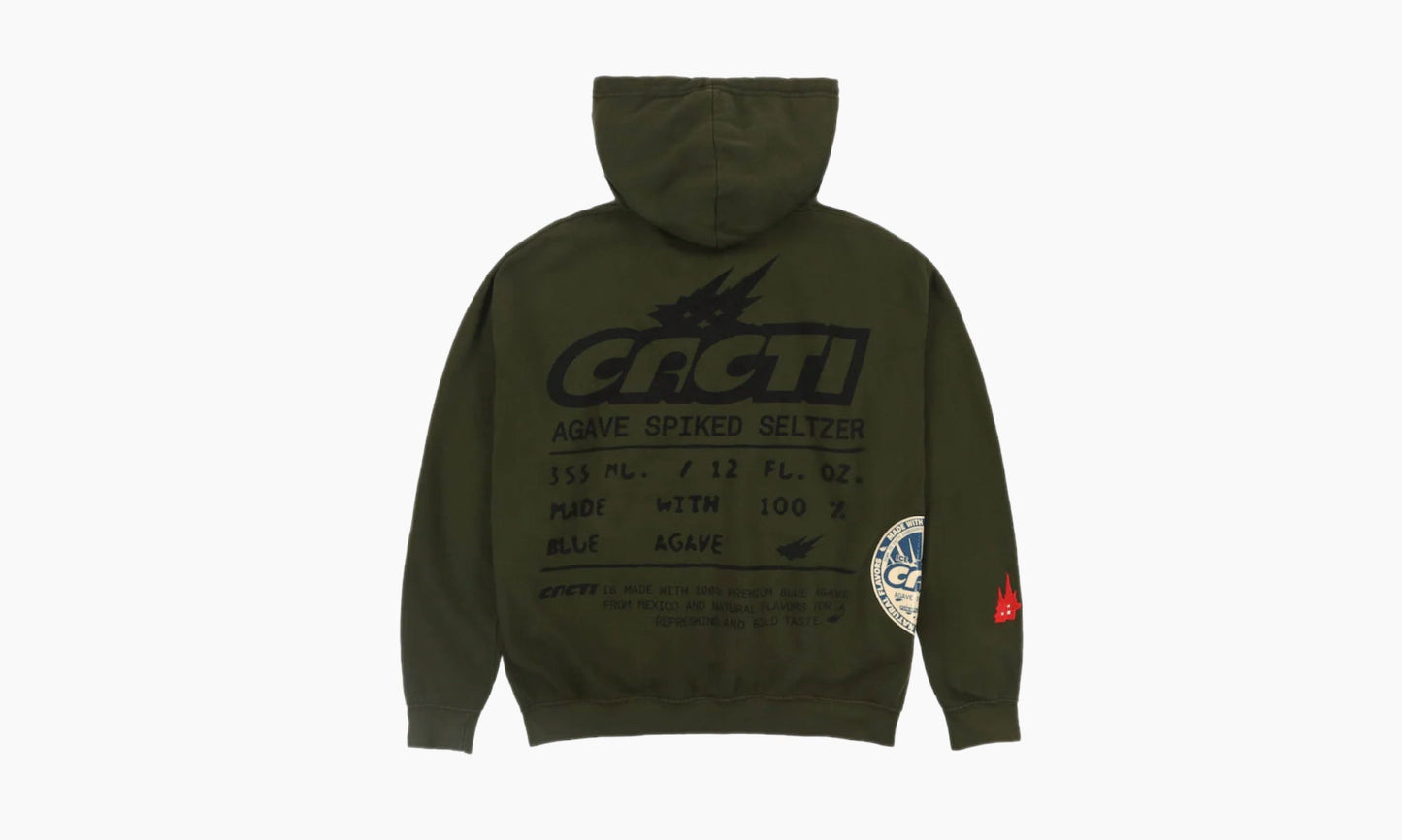 Travis Scott Cacti Mono Seal Hoodie Green | The Sortage
