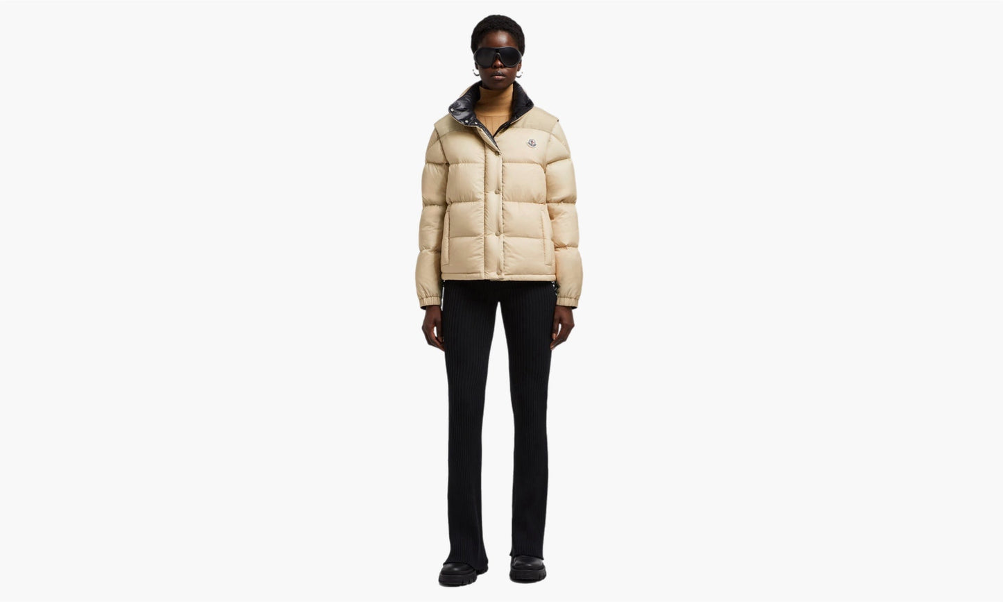 Verone Reversible Short Down Jacket "Sand Beige"
