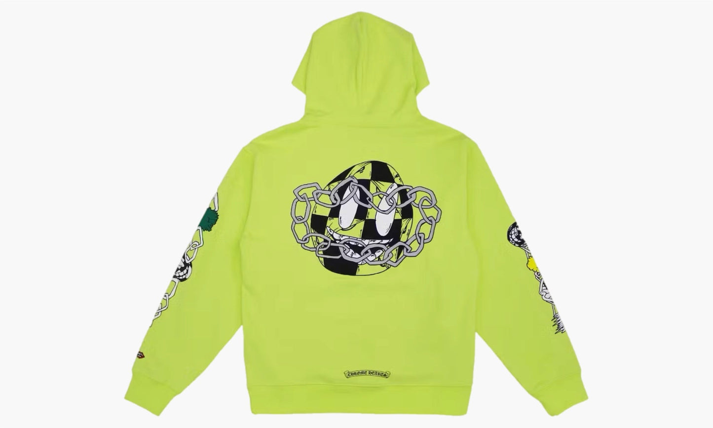 Chrome Hearts Matty Boy Link Hoodie Lime Green | The Sortage