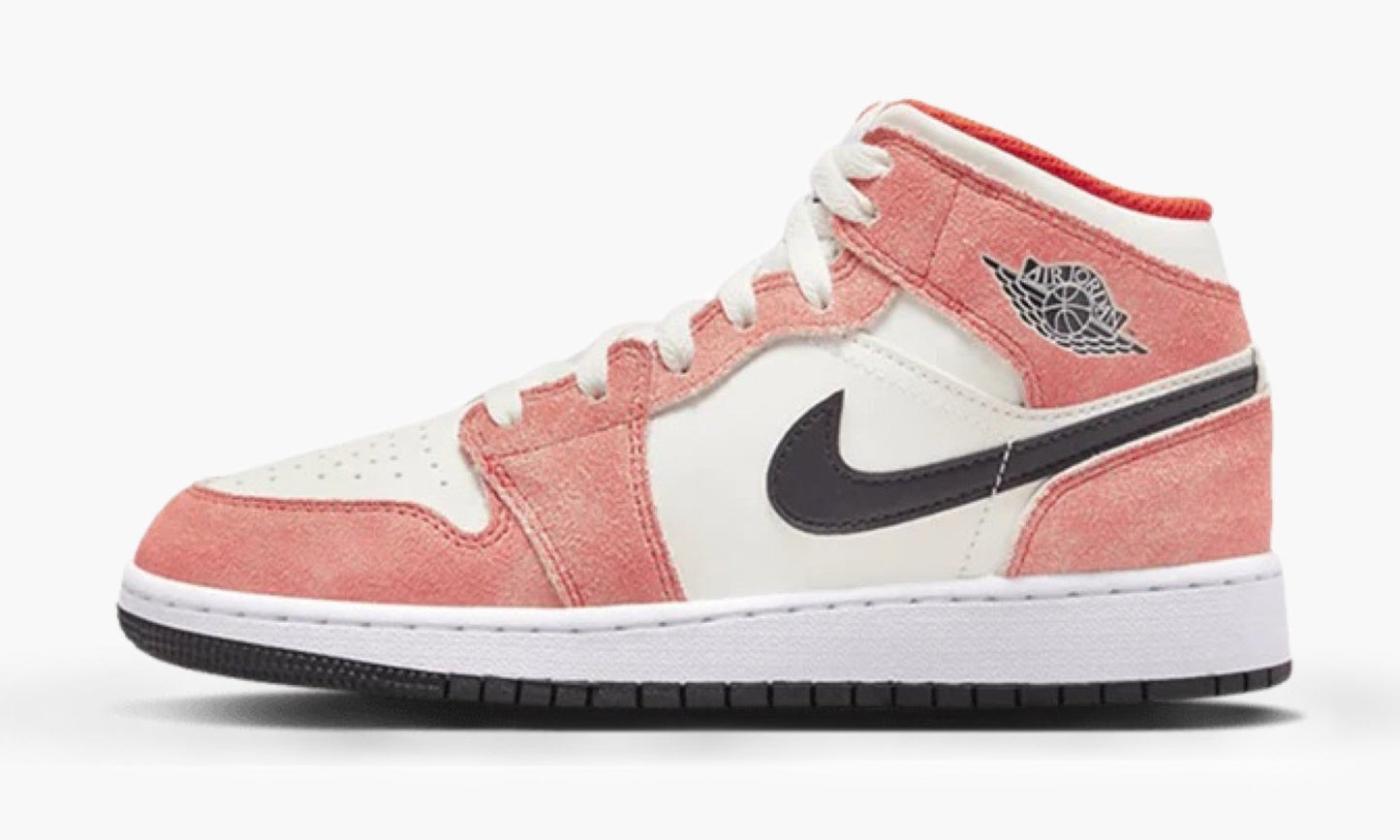 Air Jordan 1 Mid SE GS Orange Suede - DV1336 800 | The Sortage
