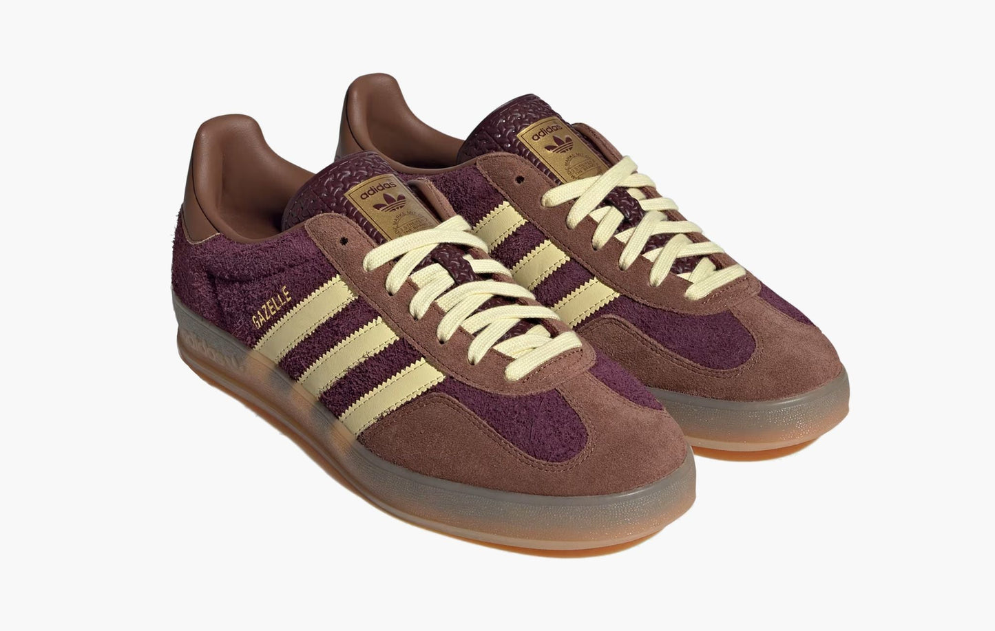 Adidas Gazelle Indoor Maroon Almost Yellow - JI0324 | The Sortage