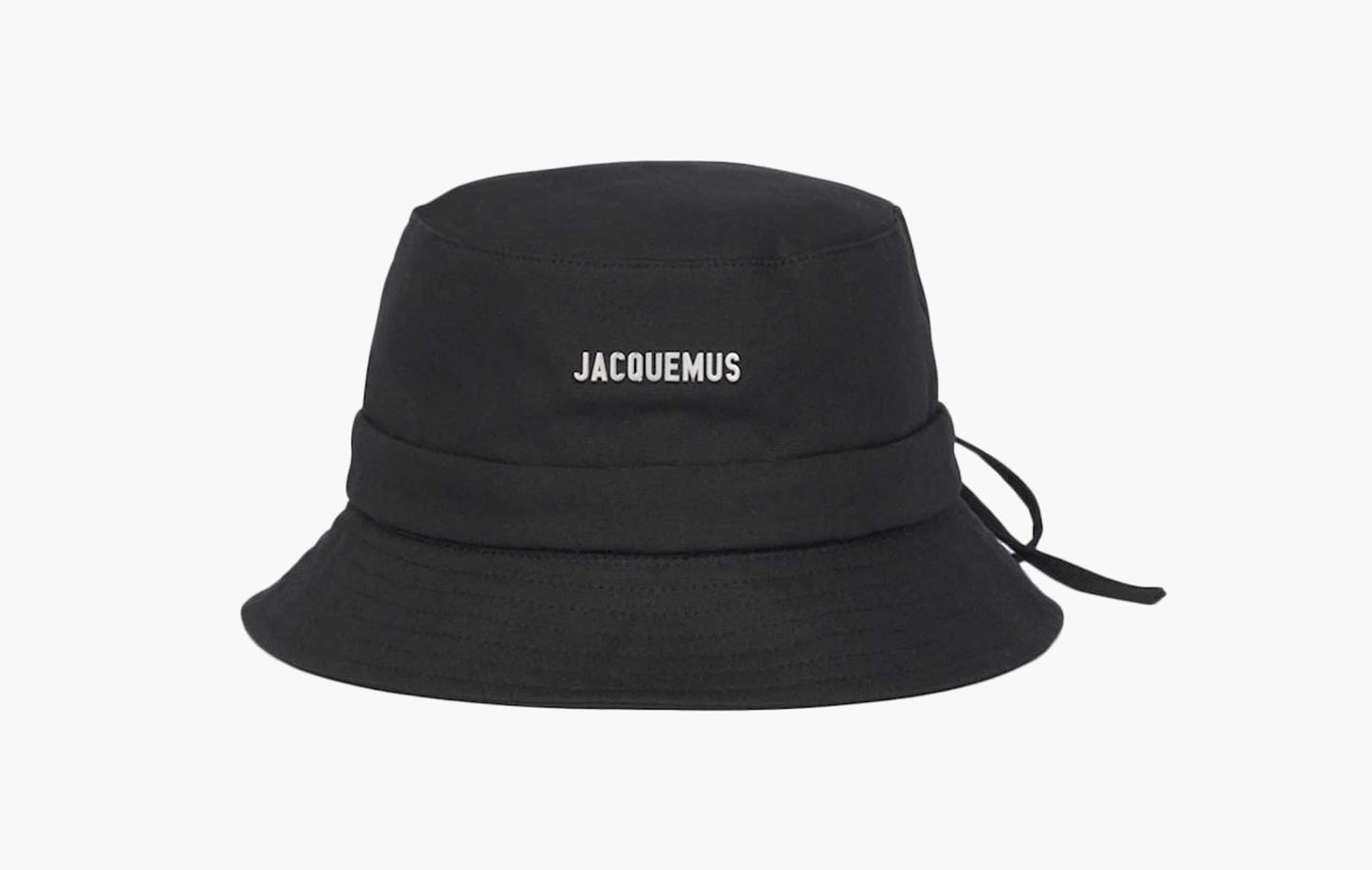 Jacquemus Le Bob Gadjo Bow Bucket Hat Black | The Sortage