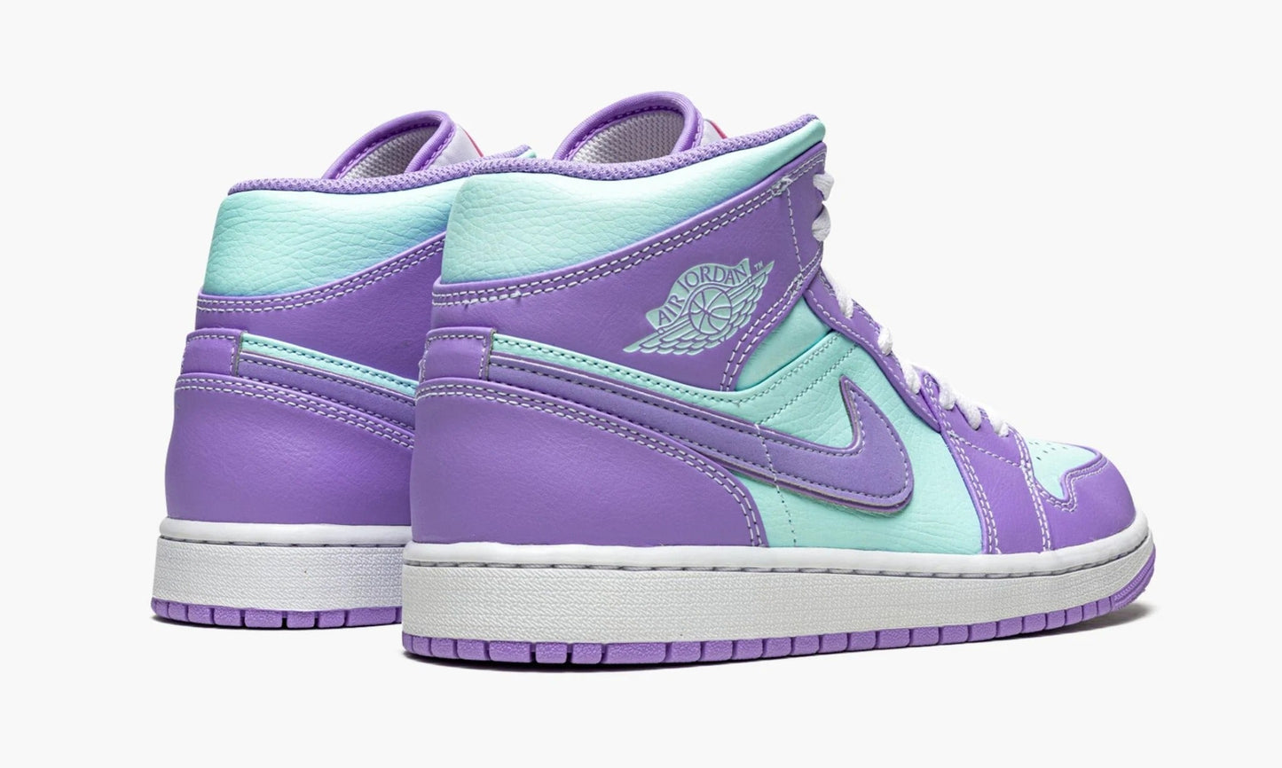 Air Jordan 1 Mid Purple Aqua - 554724 500 | The Sortage