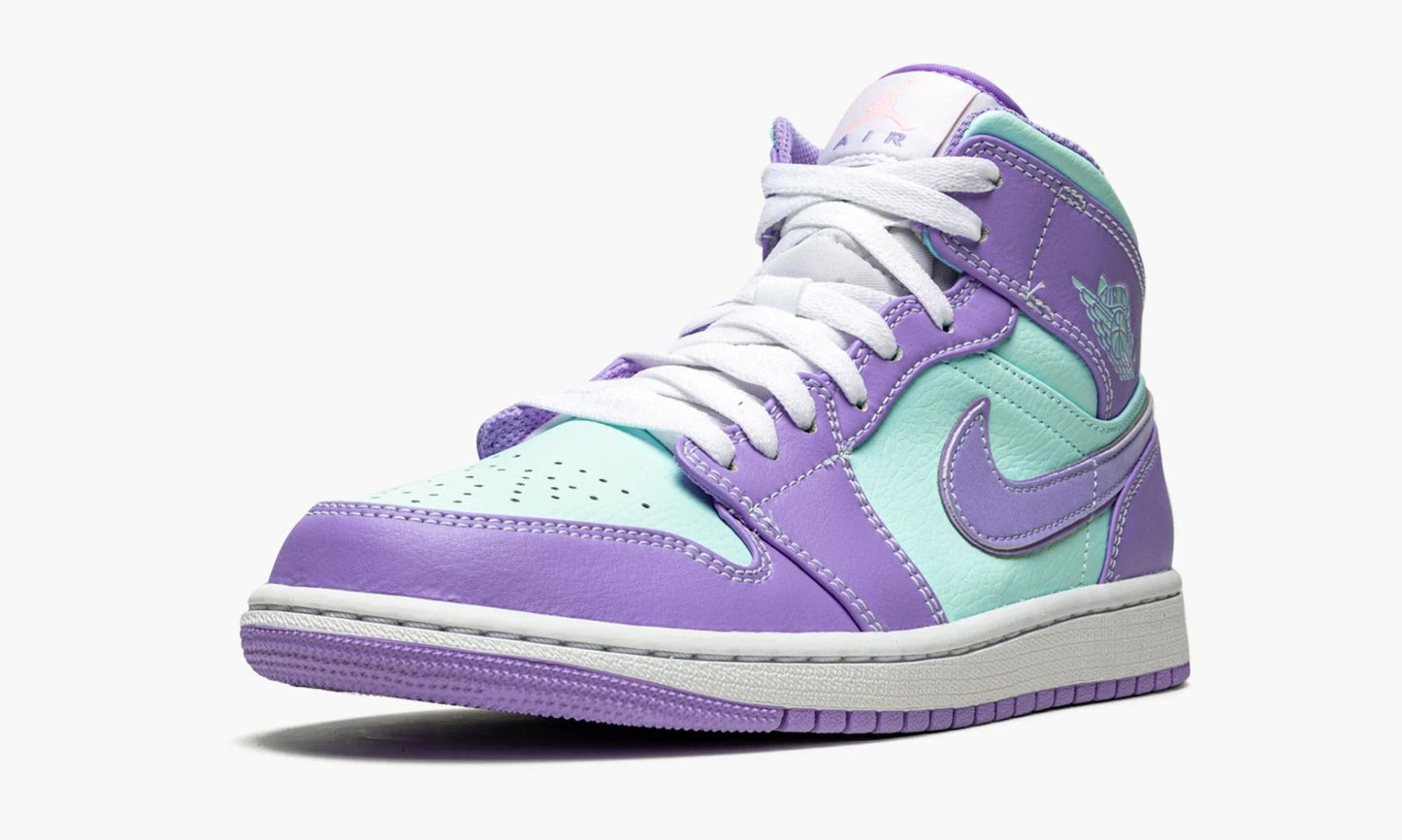 Air Jordan 1 Mid Purple Aqua - 554724 500 | The Sortage