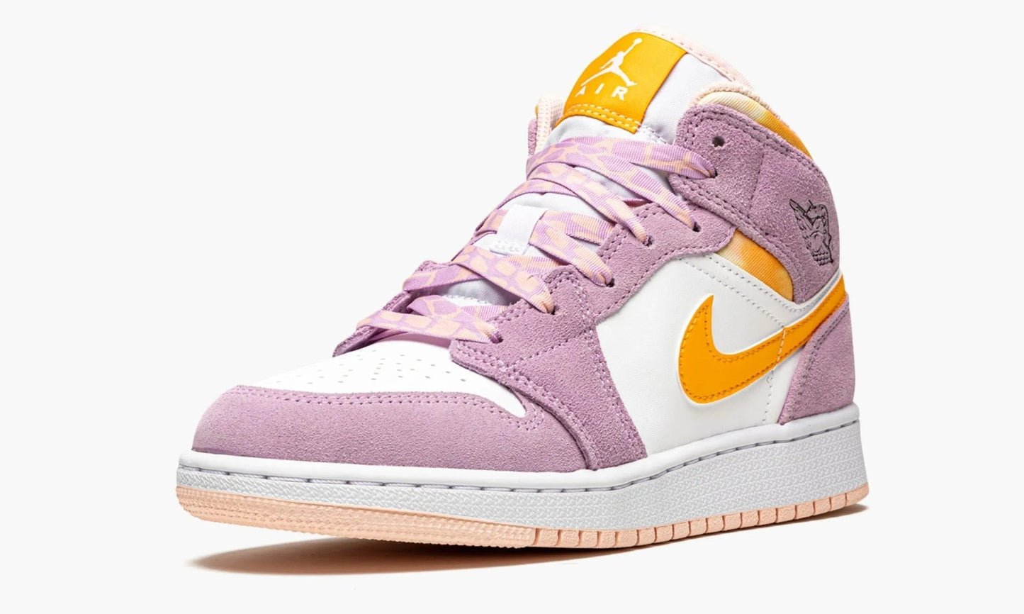 Air Jordan 1 Mid SE GS Arctic Pink University Gold - DC9517 600
