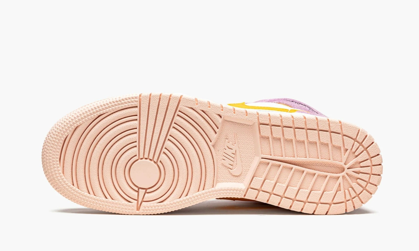 Air Jordan 1 Mid SE GS Arctic Pink University Gold - DC9517 600