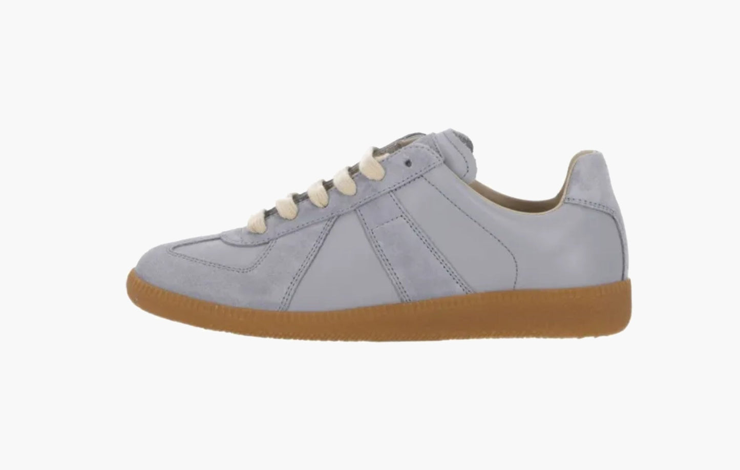 Maison Margiela Replica Nappa Leather Sneakers Blue Velvet | Sortage.