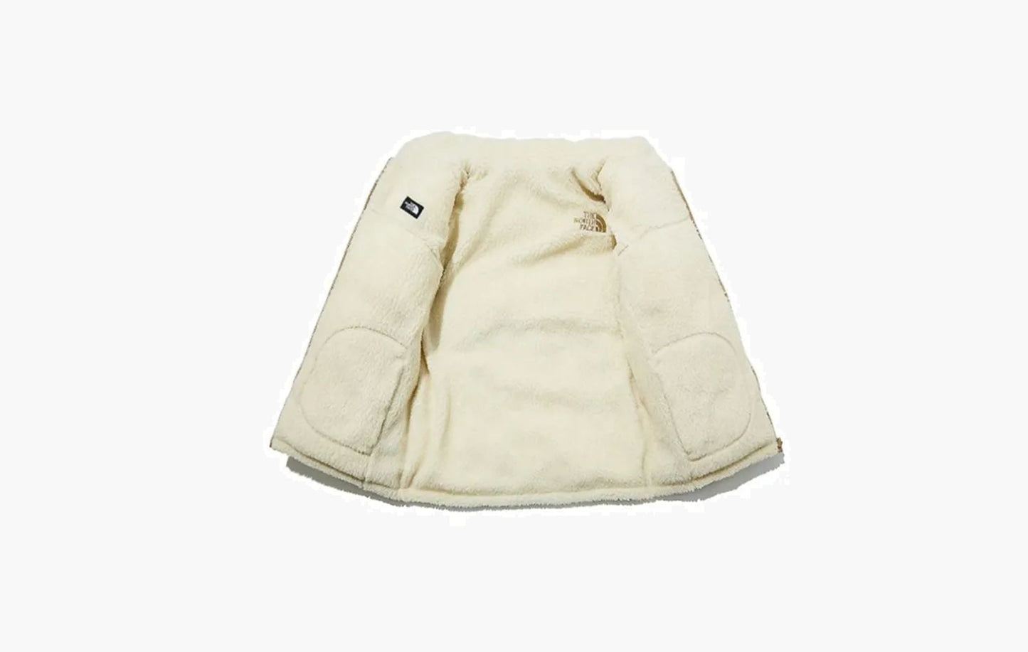 The North Face Fleece Jacket Beige Cream | Sortage