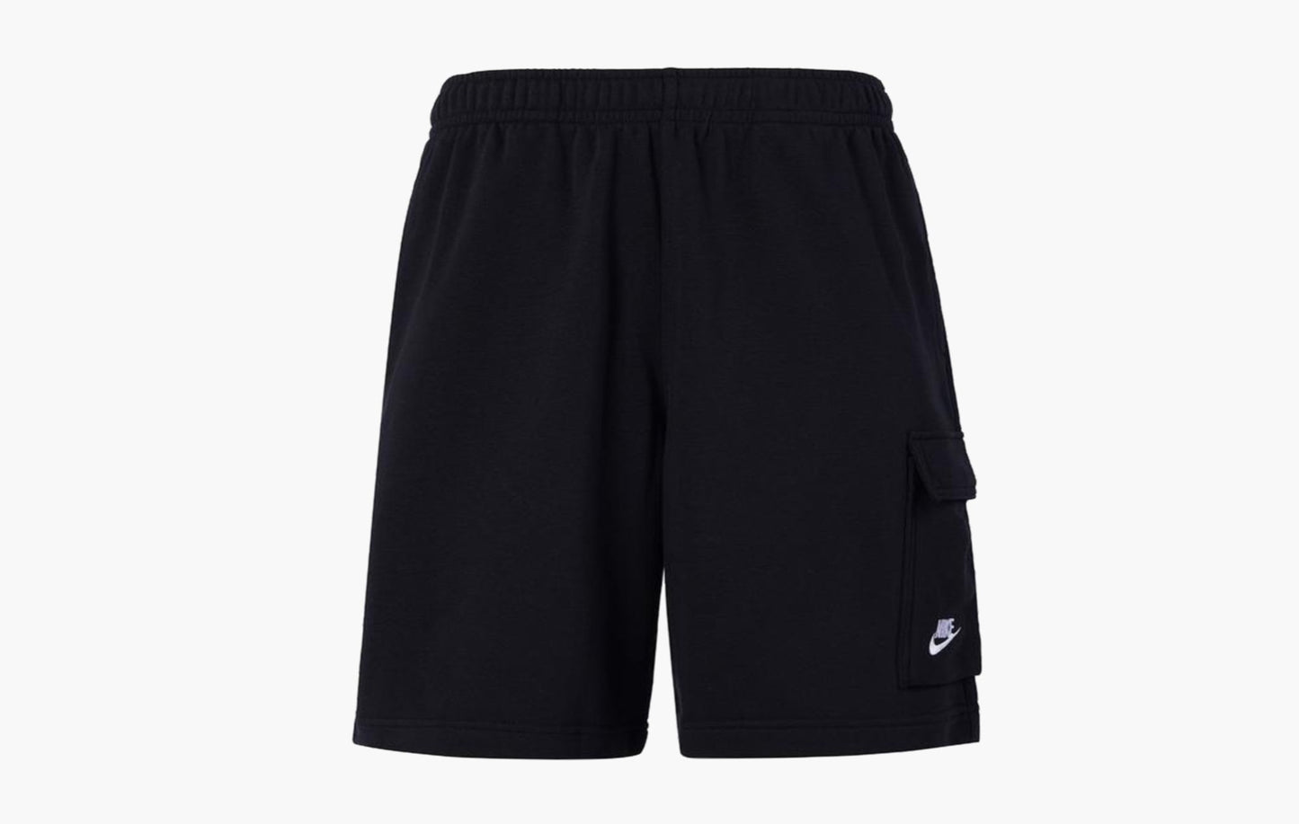 Nike Embroidered Logo Big Pocket Cargo Sports Shorts Black | Sortage.