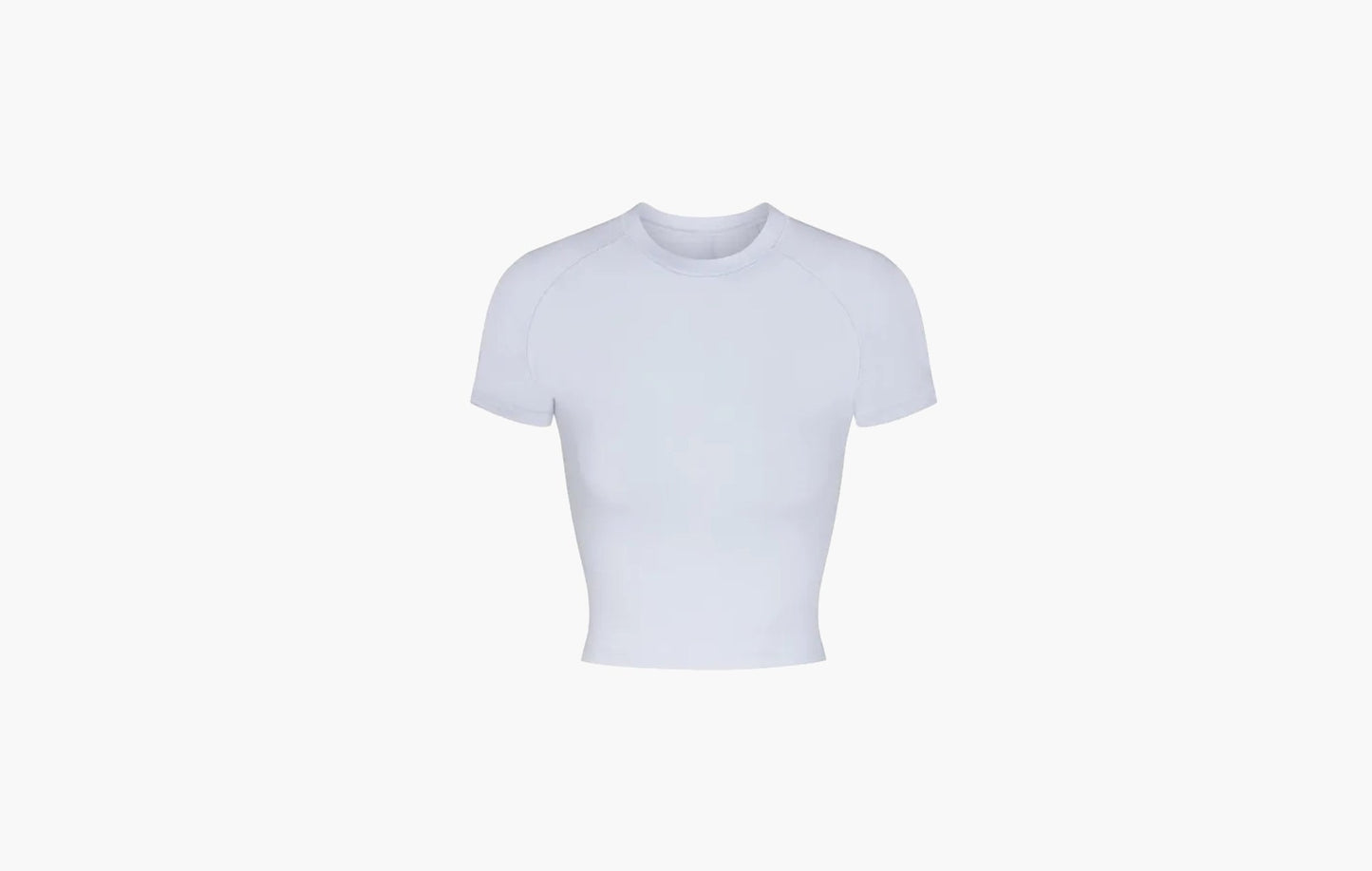 Skims New Vintage Cropped Raglan T-Shirt Periwinkle