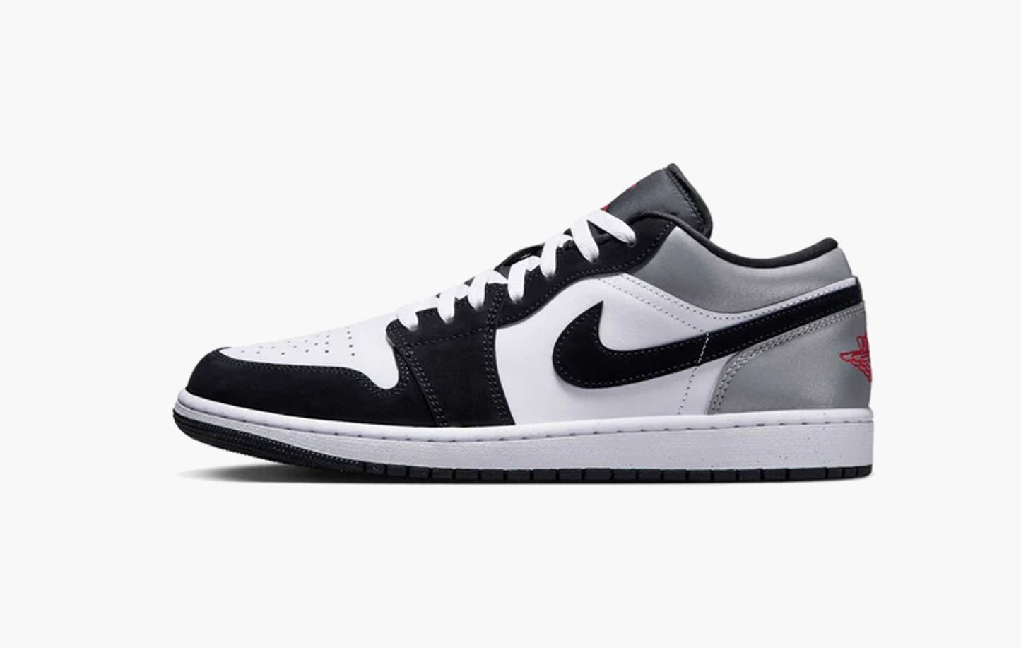 Air Jordan 1 Low SE "White Fire Red Black Matte Silver"