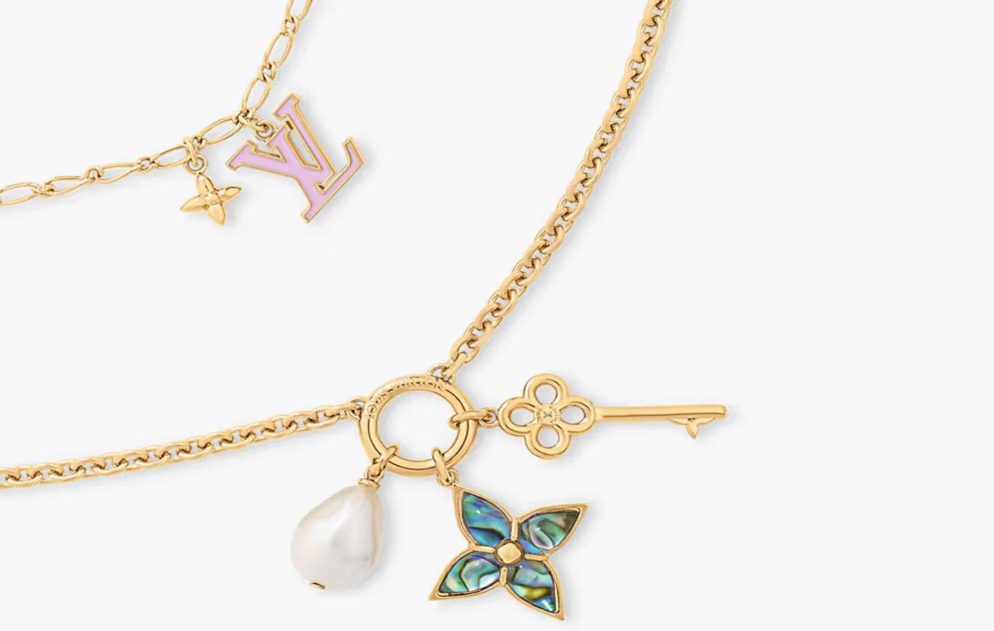 LV Layer Color Necklace
