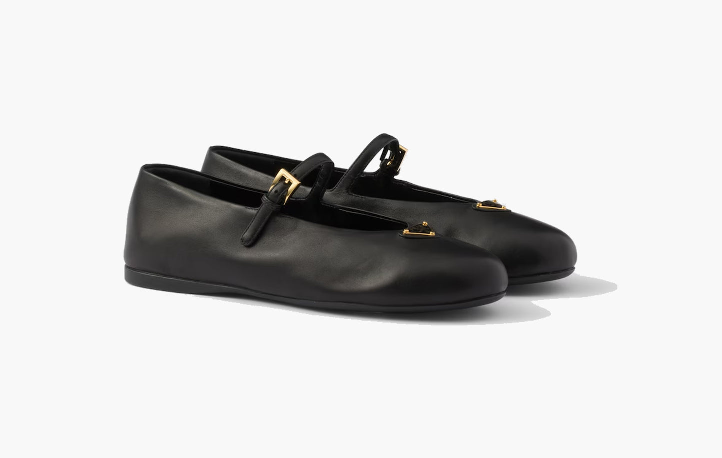 Nappa Leather Ballerinas Lambskin "Black"