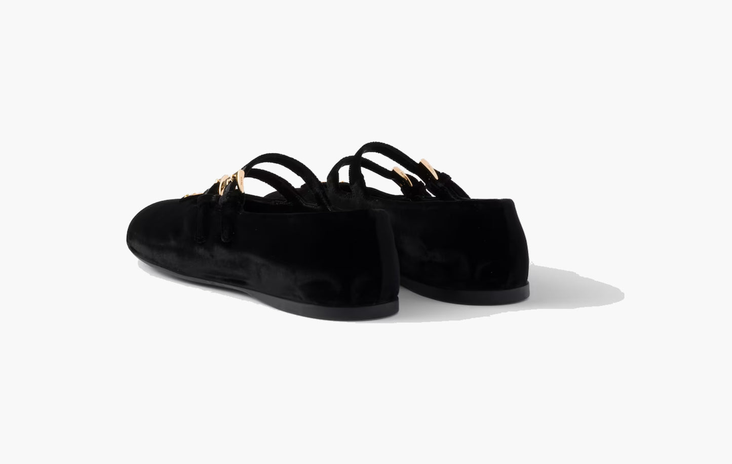 Velvet Ballerinas Cupro Viscose "Black"