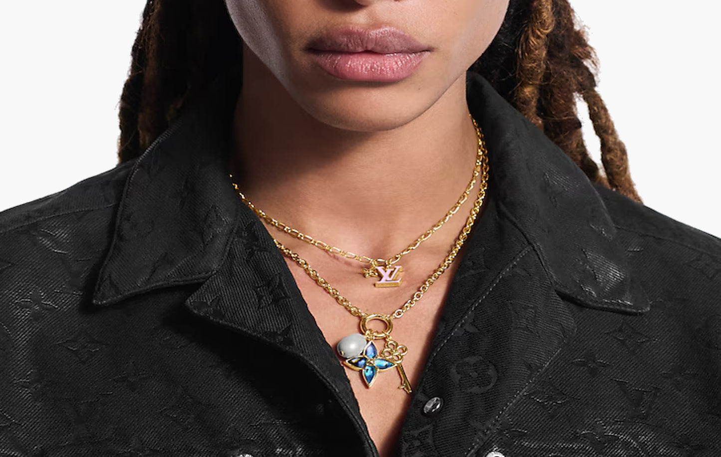 LV Layer Color Necklace