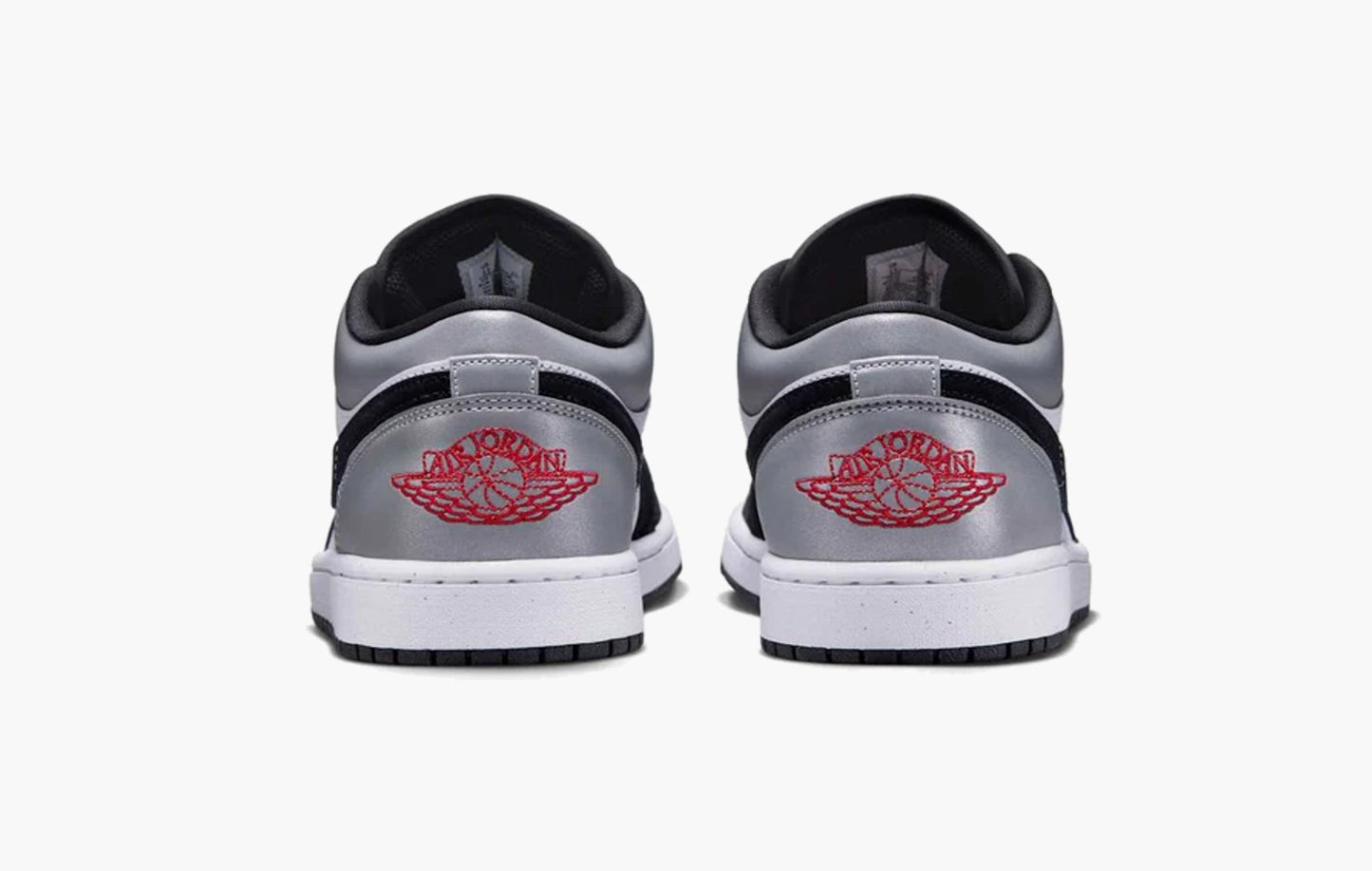 Air Jordan 1 Low SE "White Fire Red Black Matte Silver"