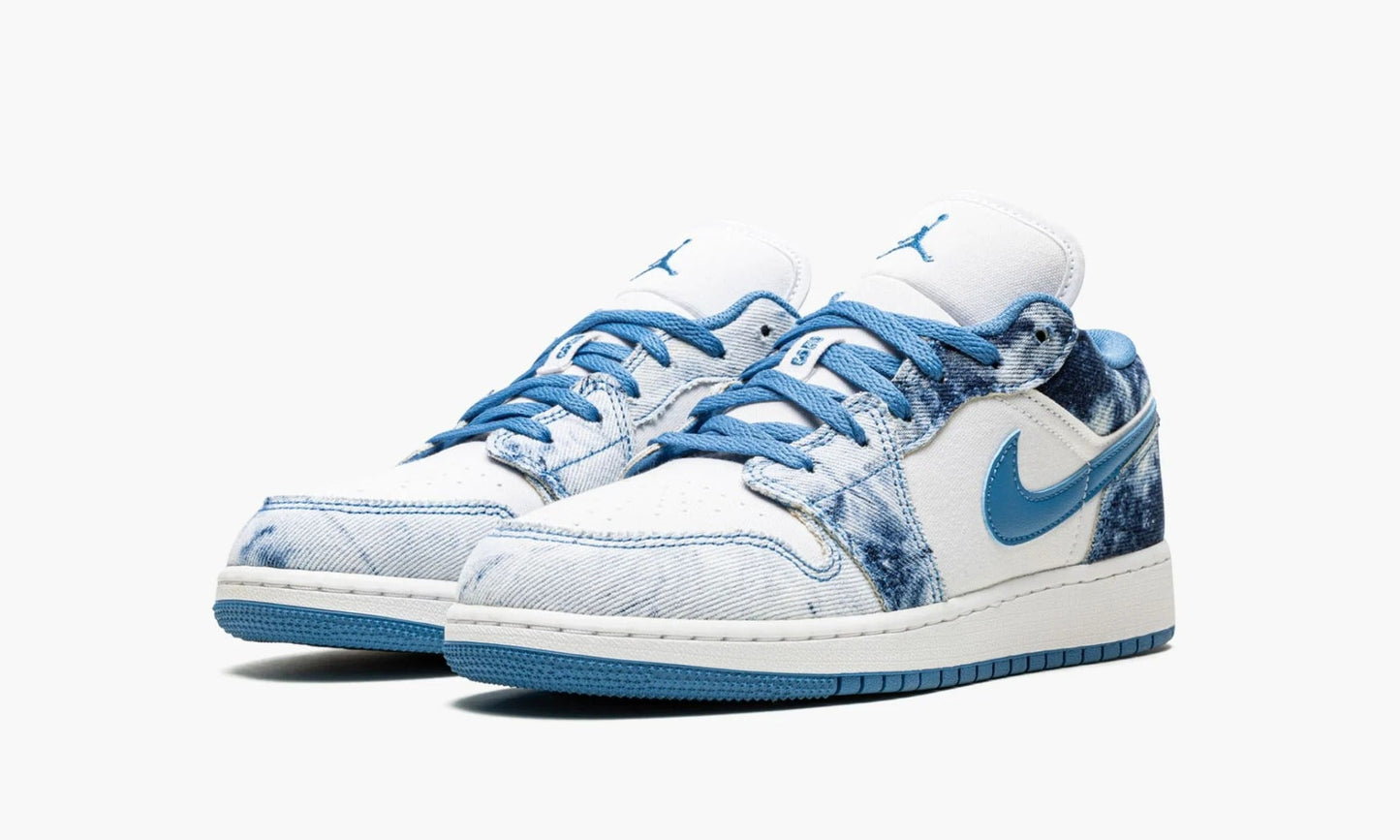 Air Jordan 1 Low GS Acid Wash Denim - DM8947 100 | The Sortage