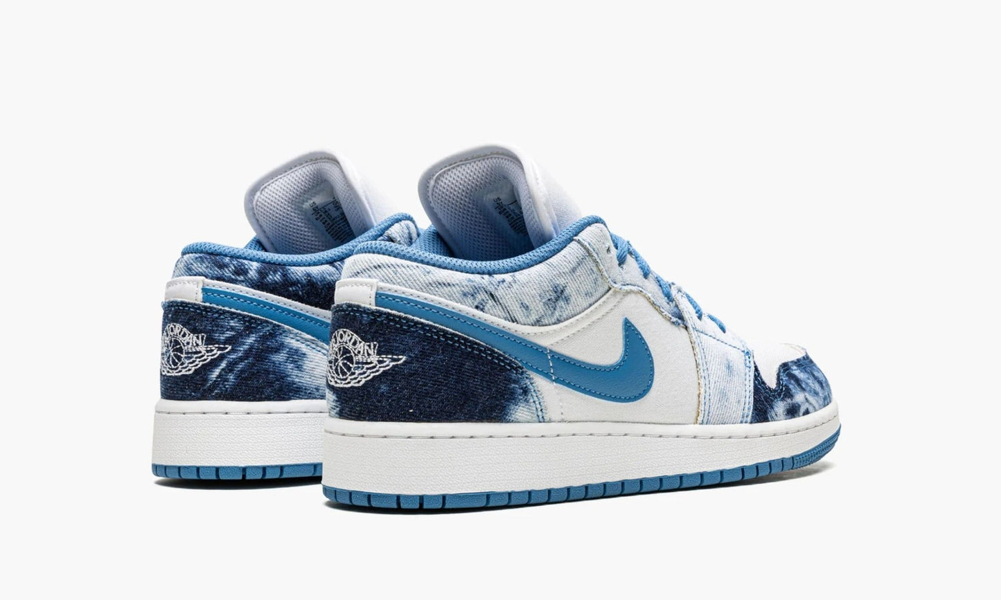 Air Jordan 1 Low GS Acid Wash Denim - DM8947 100 | The Sortage