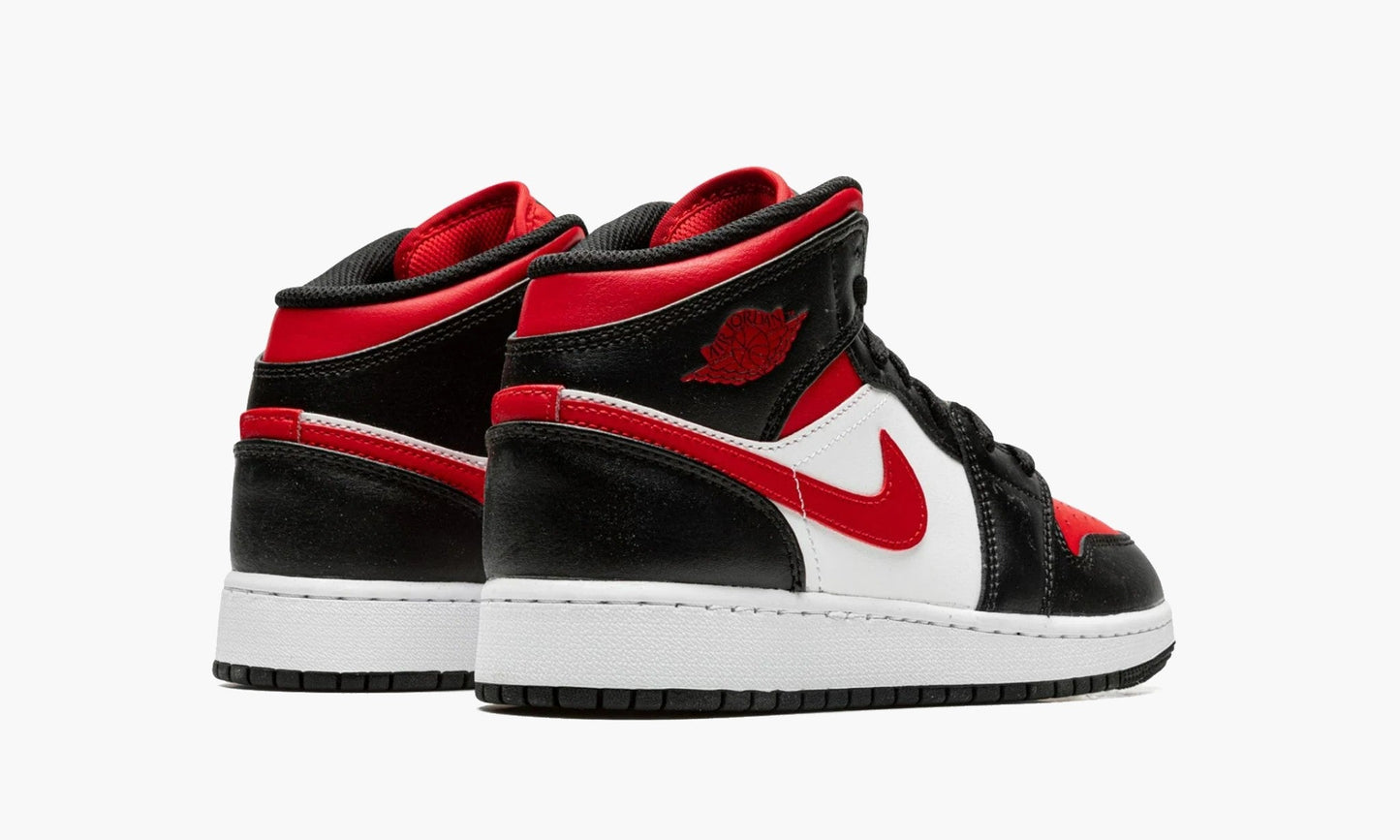 Air Jordan 1 Mid GS Black Fire Red - 554725 079 | The Sortage