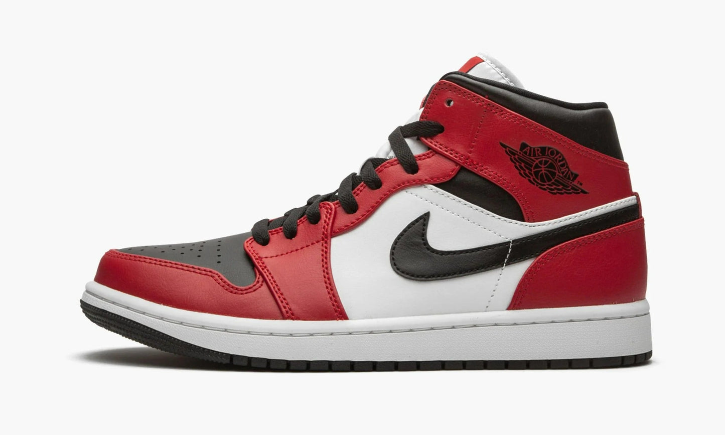 Air Jordan 1 Mid Chicago Black Toe - 554724 069 | The Sortage