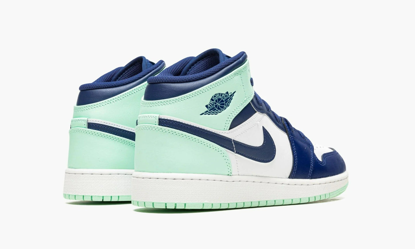 Air Jordan 1 Mid GS Blue Mint - 554725 413 | The Sortage